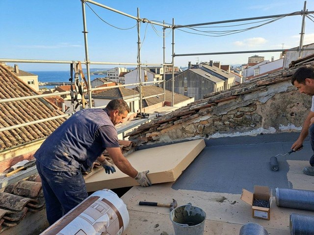 Reformas integrales de cubiertas en A Coruña