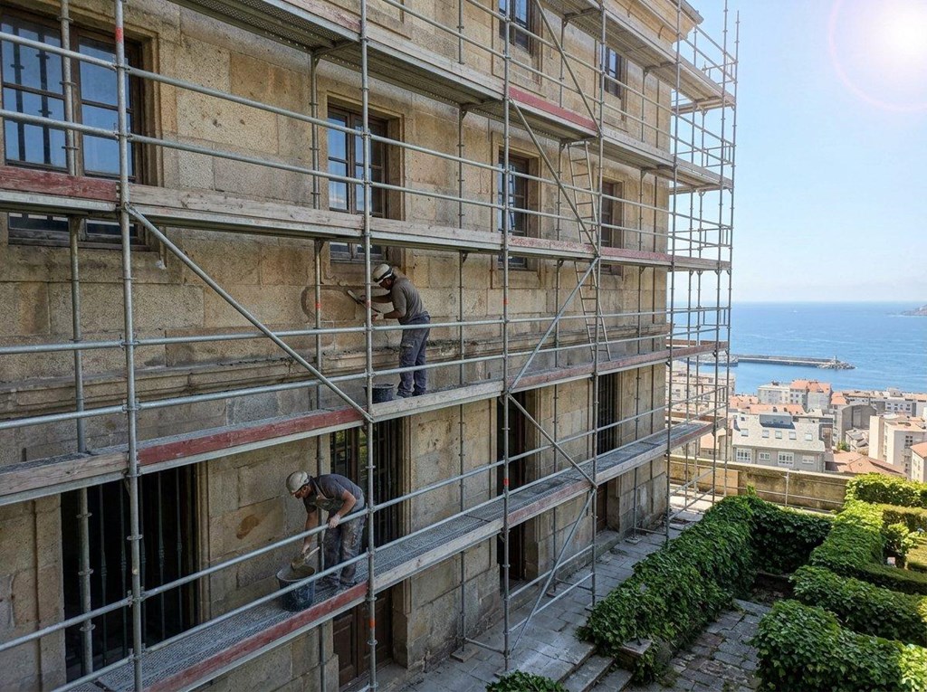 Foto 1 Rehabilitaciones integrales de fachadas y edificios en A Coruña