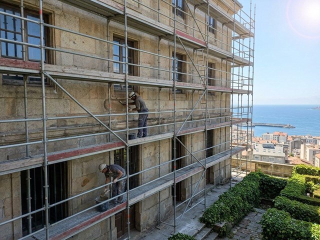 Rehabilitaciones integrales de fachadas y edificios en A Coruña